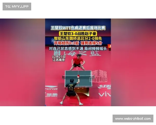乒超总决赛王楚钦伤愈复出,半决赛零封对手助山东魏桥晋级男团决赛 乒超总决赛王楚钦伤愈复出,半决赛零封对手助山东魏桥晋级男团决赛